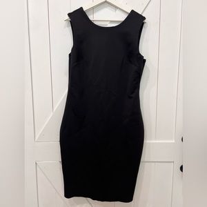 Black Banana Republic Scuba Sheath Dress, size 14